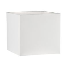 Puscan E27 Ivory Cotton 16cm Square Shade (Shade Only)