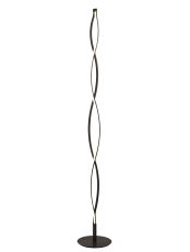 Sahara XL Floor Lamp 28W LED 2800K, 2200lm, Dimmable Frosted Acrylic/Brown Oxide, 3yrs Warranty