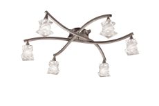 Salomon Ceiling 6 Light G9, Satin Nickel