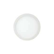 Saona 9cm Round LED Recessed Ultra Slim Downlight, 6W, 4000K, 540lm, Matt White/Frosted Acrylic, Driver Included, 3yrs Warranty