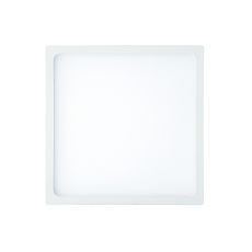 Saona 17.5cm Square Recessed Ultra Slim Downlight, 18W LED 4000K, 1620lm, Matt White, Driver Included, 3yrs Warranty