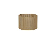 Serena Round Cylinder, 160 x 110mm Organza Shade, Soft Bronze