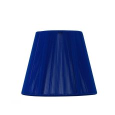 Clip On Silk String Shade Midnight Blue 80/130mm x 110mm