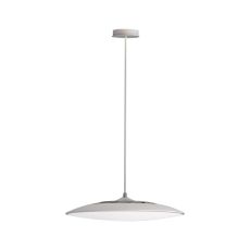 Slim LED Pendant 25cm Round 16W LED, 3000K, 1400lm, White, 3yrs Warranty