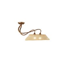 (0039 004) Tentacle Ceiling 2 Light E14, Rustic Gold