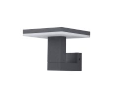 Tignes Wall Lamp, 10W LED, 3000K, 700lm, IP54, Anthracite, 3yrs Warranty