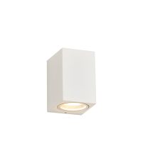 Tomar Rectangle Wall Lamp, 1 x GU10, IP54,Sand White