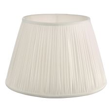 Ulyana E27 Ivory Faux Silk Pleated 40cm Shade (Shade Only)