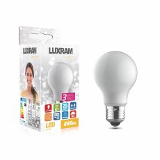 Value Classic LED GLS E27 Dimmable 6.5W Warm White 2700K, 806lm, Opal Finish, 3yrs Warranty