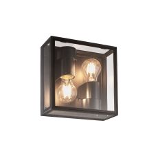 Verbier Up/Down Ceiling/Wall Lamp, 2 x E27, IP65, Dark Grey, 2yrs Warranty