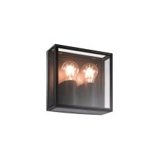 Verbier Vertical Wall Lamp, 2 x E27, IP65, Anthracite, 2yrs Warranty