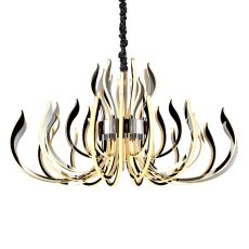 Versailles Pendant, 553W LED, 3000K, 3 Way Relay, 26715lm, Polished Chrome, 3yrs Warranty, (ITEM REQUIRES CONSTRUCTION/CONNECTION) Item Weight: 29kg