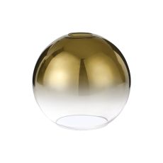 Vista 25cm Globe Glass (B), Gold Fade/Clear