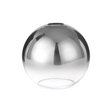 Vista 25cm Globe Glass (B), Smoke Fade/Clear
