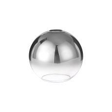 Vista 20cm Globe Glass (B), Smoke Fade/Clear