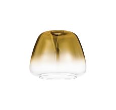 Vista 28cm Trapezium Glass (H), Gold Fade/Clear