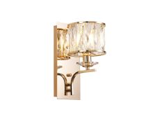 Vivienne Wall Lamp 1 Light E14 French Gold/Crystal