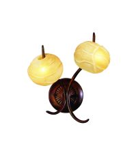 (0038 005) Wave Wall Lamp 2 Light G9, Rustic Gold