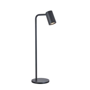 Sal Tall Table Lamp With Inline Switch 1 Light GU10, Sand Black